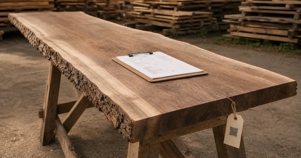 EUDR Timber Buying Checklist for Furniture Makers