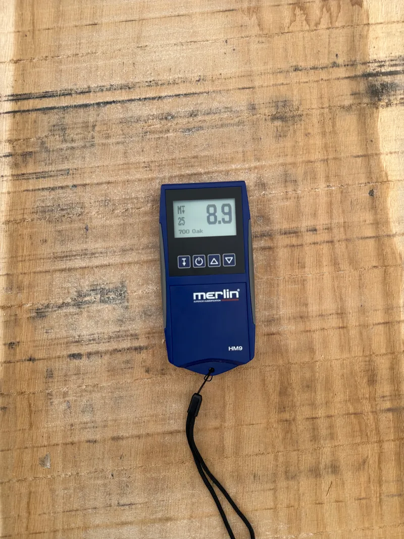 European Oak — Moisture reading
