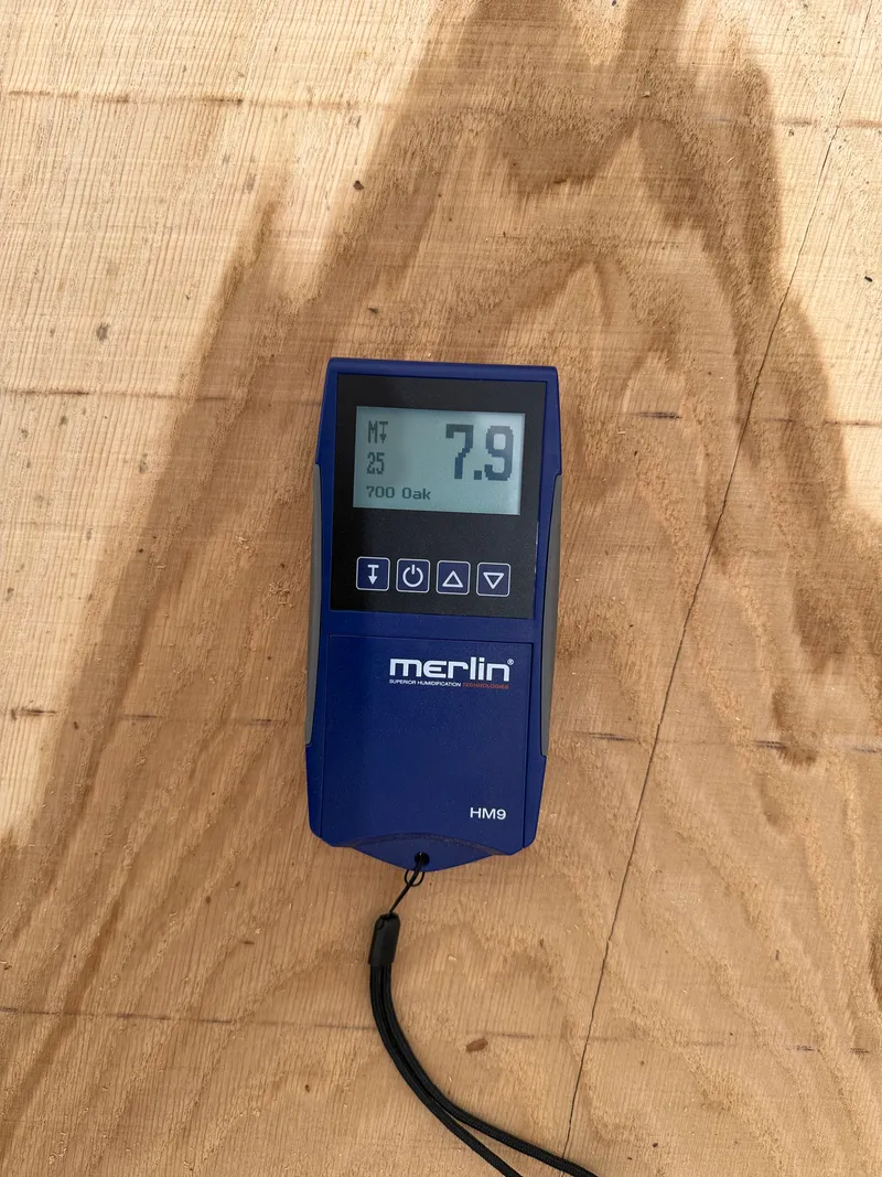 European Oak — Moisture reading