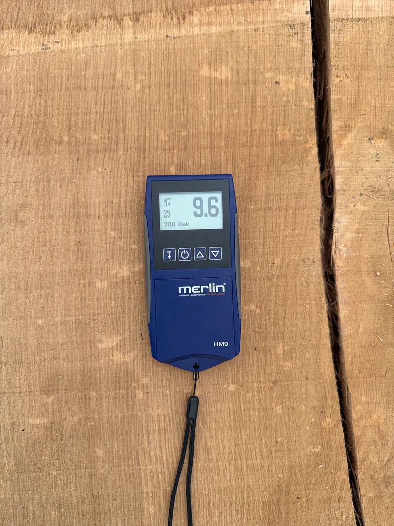 European Oak — Moisture reading