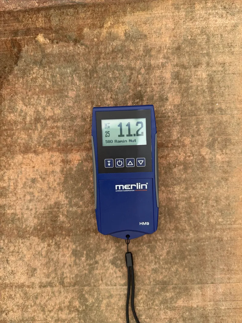 European Walnut — Moisture reading