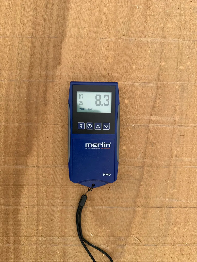 European Oak — Moisture reading