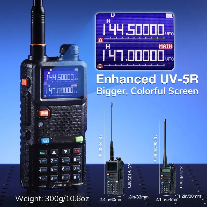 Baofeng UV-5RM Multi-Band Handheld Two-Way Radio