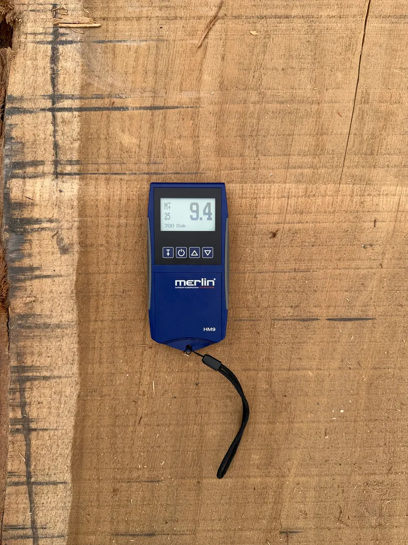 European Oak — Moisture reading